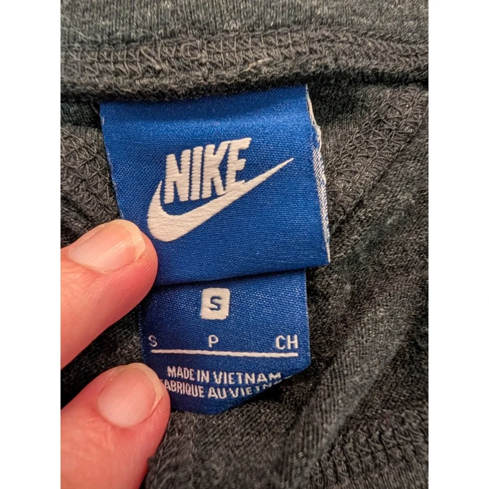 Nike Sportswear Charcoal Heather Jogger Sweatpants Women's Small Just Do It Logo